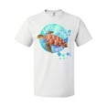 thumbnail image 1 of Inktastic Vero Beach, Florida Swimming Sea Turtle with Bubbles T-Shirt, 1 of 5
