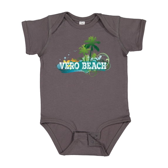 Inktastic Vero Beach Florida Vacation Boys or Girls Baby Bodysuit