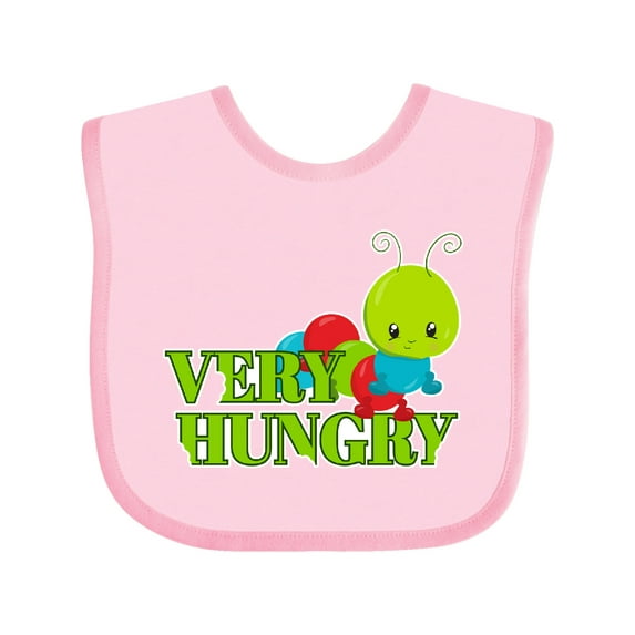 Inktastic Very Hungry Boys or Girls Baby Bib