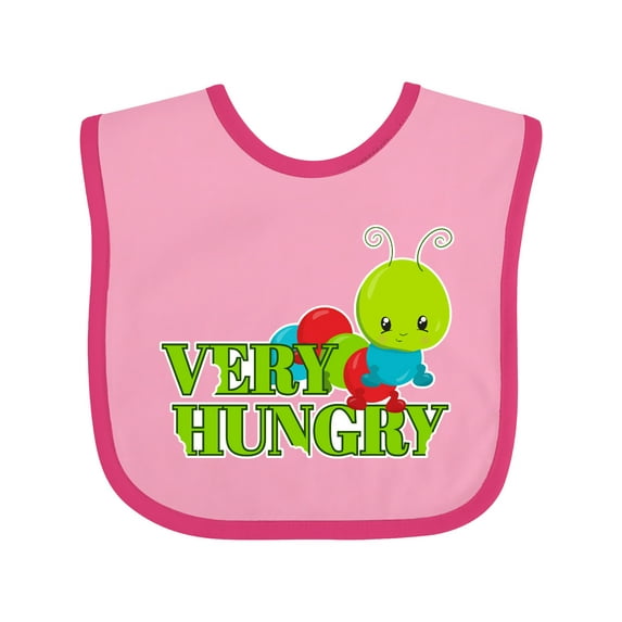 Inktastic Very Hungry Boys or Girls Baby Bib