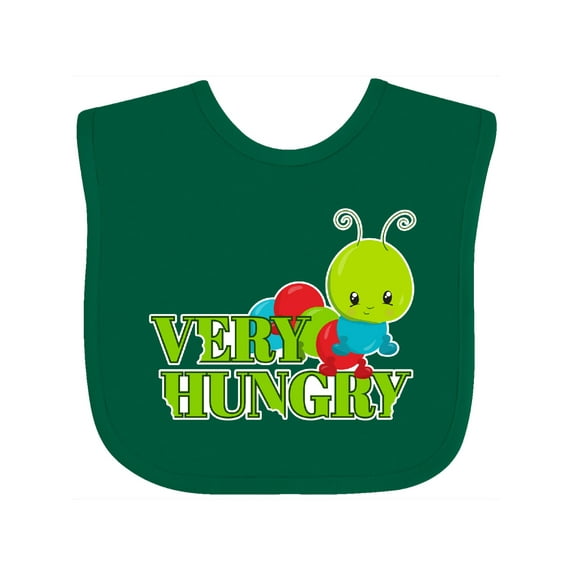 Inktastic Very Hungry Boys or Girls Baby Bib