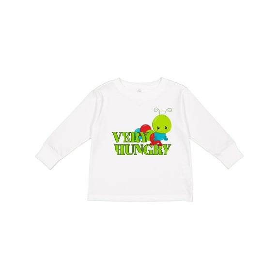 Inktastic Very Hungry Boys or Girls Long Sleeve Toddler T-Shirt