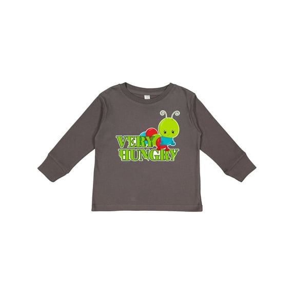 Inktastic Very Hungry Boys or Girls Long Sleeve Toddler T-Shirt