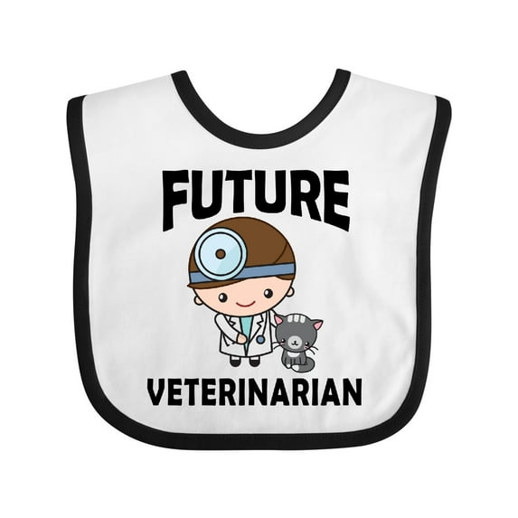 Inktastic Vet Future Veterinarian Boys Baby Bib