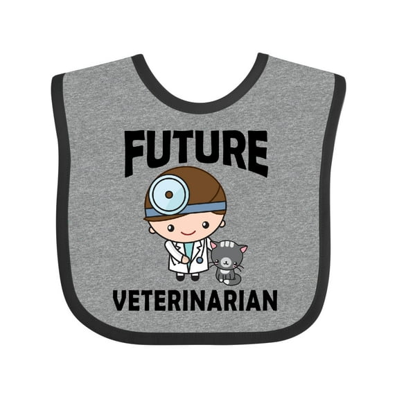 Inktastic Vet Future Veterinarian Boys Baby Bib
