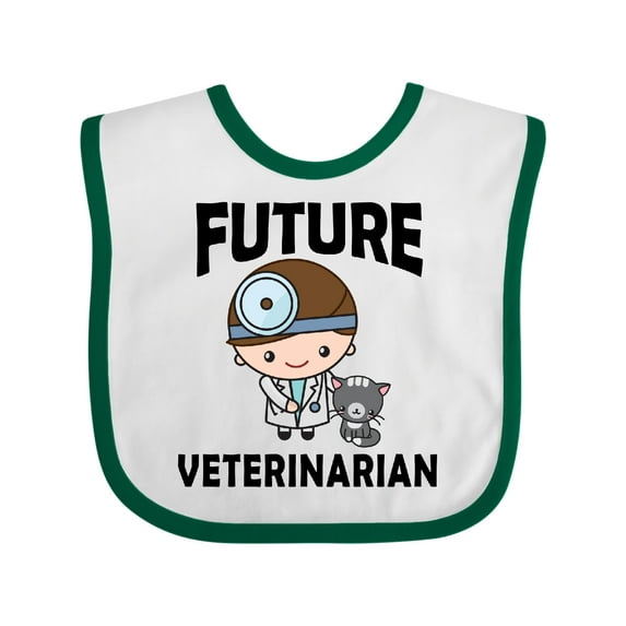 Inktastic Vet Future Veterinarian Boys Baby Bib