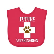 Inktastic Vet Future Veterinarian Childs Boys or Girls Baby Bib