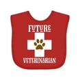 thumbnail image 1 of Inktastic Vet Future Veterinarian Childs Boys or Girls Baby Bib, 1 of 4