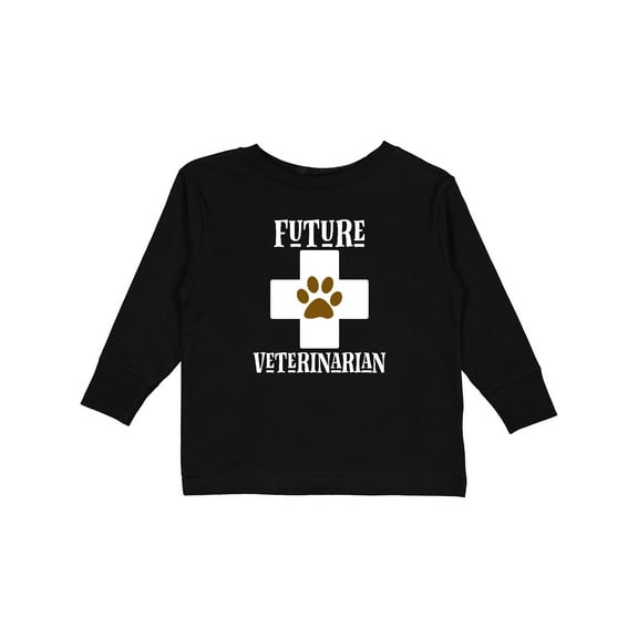 Inktastic Vet Future Veterinarian Childs Boys or Girls Long Sleeve Toddler T-Shirt