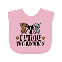Inktastic Vet Future Veterinarian in Training Boys or Girls Baby Bib