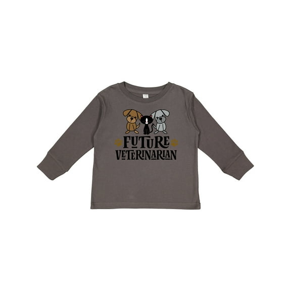 Inktastic Vet Future Veterinarian in Training Boys or Girls Long Sleeve Toddler T-Shirt