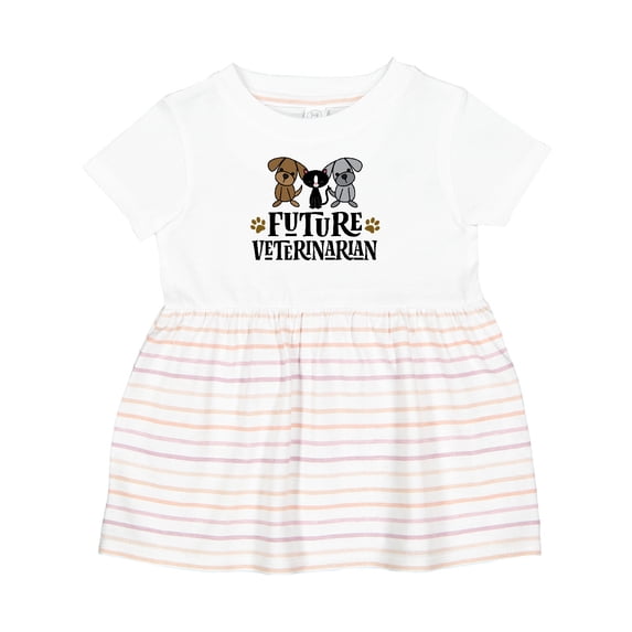 Inktastic Vet Future Veterinarian in Training Girls Baby Dress