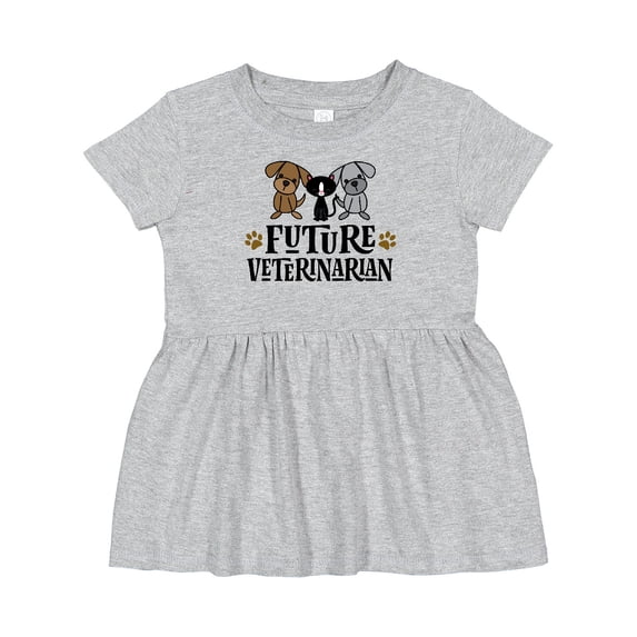 Inktastic Vet Future Veterinarian in Training Girls Baby Dress