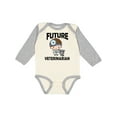 thumbnail image 1 of Inktastic Vet Gift Future Veterinarian Boys Long Sleeve Baby Bodysuit, 1 of 5