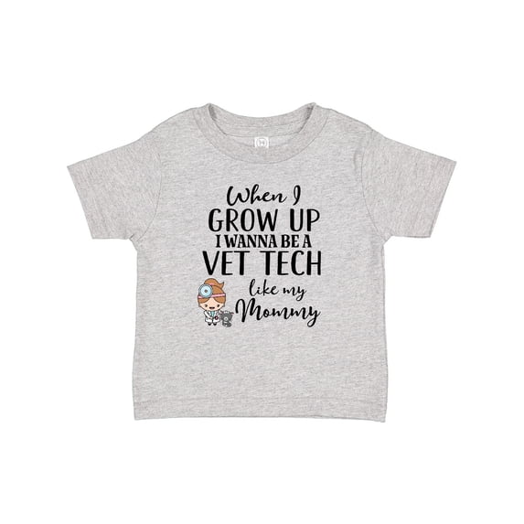 Inktastic Vet Tech Mom Veterinary Technician Girls Baby T-Shirt