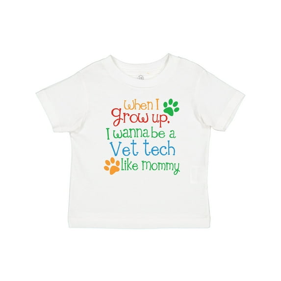 Inktastic Vet Tech Veterinary Technician Like Mommy Boys or Girls Baby T-Shirt