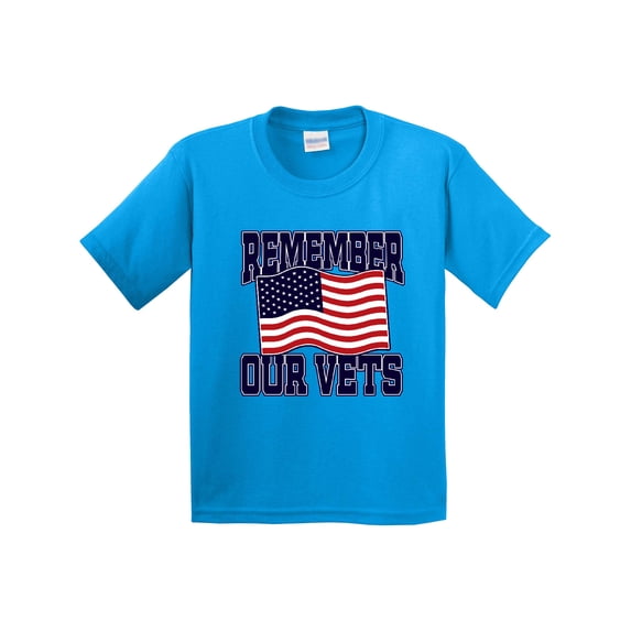 Inktastic Veteran Remember Our Vets Youth T-Shirt