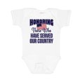 thumbnail image 1 of Inktastic Veterans Day Military Honoring Those Who Serve Boys or Girls Baby Bodysuit, 1 of 5