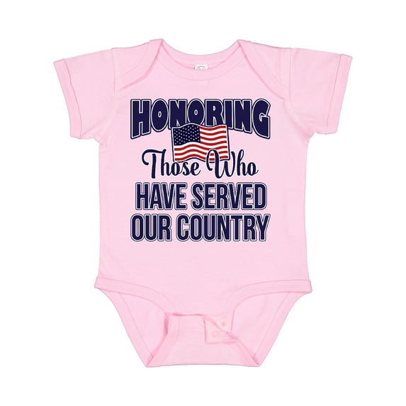 Inktastic Veterans Day Military Honoring Those Who Serve Boys or Girls Baby Bodysuit