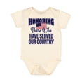thumbnail image 1 of Inktastic Veterans Day Military Honoring Those Who Serve Boys or Girls Baby Bodysuit, 1 of 5