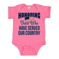 thumbnail image 1 of Inktastic Veterans Day Military Honoring Those Who Serve Boys or Girls Baby Bodysuit, 1 of 5