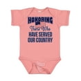 thumbnail image 1 of Inktastic Veterans Day Military Honoring Those Who Serve Boys or Girls Baby Bodysuit, 1 of 5