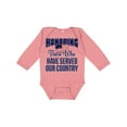 thumbnail image 1 of Inktastic Veterans Day Military Honoring Those Who Serve Boys or Girls Long Sleeve Baby Bodysuit, 1 of 5
