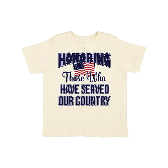 Inktastic Veterans Day Military Honoring Those Who Serve Boys or Girls Toddler T-Shirt