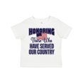 thumbnail image 1 of Inktastic Veterans Day Military Honoring Those Who Serve Boys or Girls Toddler T-Shirt, 1 of 5