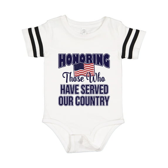Inktastic Veterans Day Military Honoring Those Who Serve Gift Baby Boy or Baby Girl Bodysuit