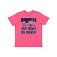 thumbnail image 1 of Inktastic Veterans Day Military Honoring those who Serve Youth T-Shirt, 1 of 5