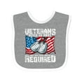 thumbnail image 1 of Inktastic Veterans Day Military Veteran Boys Baby Bib, 1 of 4