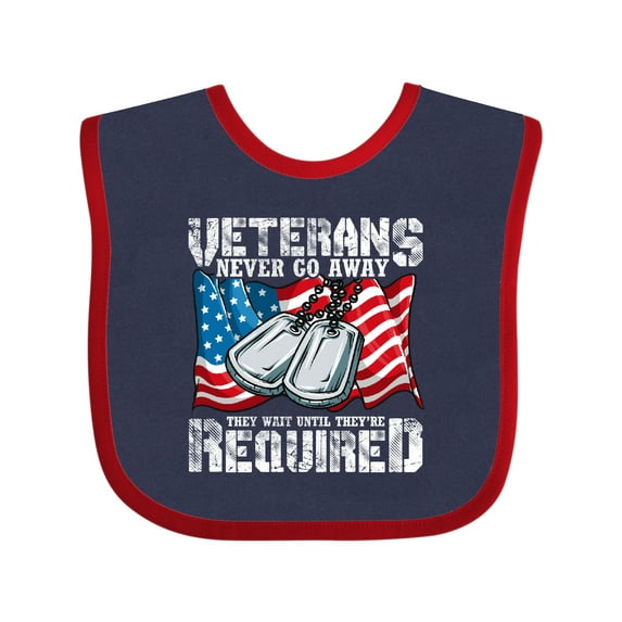 Inktastic Veterans Day Military Veteran Boys Baby Bib