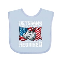 Inktastic Veterans Day Military Veteran Boys Baby Bib