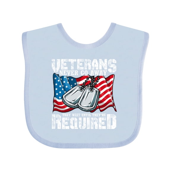 Inktastic Veterans Day Military Veteran Boys Baby Bib