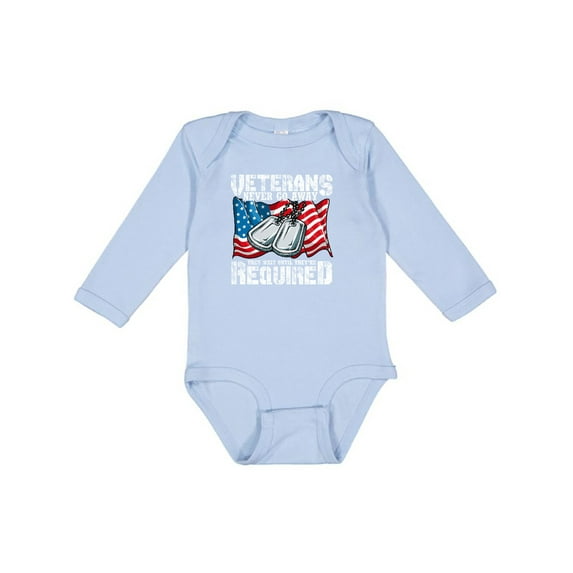 Inktastic Veterans Day Military Veteran Boys Long Sleeve Baby Bodysuit
