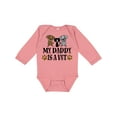 thumbnail image 1 of Inktastic Veterinarian Daddy is a Vet Boys or Girls Long Sleeve Baby Bodysuit, 1 of 5