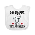 thumbnail image 1 of Inktastic Veterinarian Daddy Vet Boys or Girls Baby Bib, 1 of 4