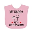 thumbnail image 1 of Inktastic Veterinarian Daddy Vet Boys or Girls Baby Bib, 1 of 4