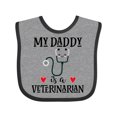 thumbnail image 1 of Inktastic Veterinarian Daddy Vet Boys or Girls Baby Bib, 1 of 4