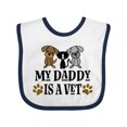 thumbnail image 1 of Inktastic Veterinarian Daddy is a Vet Boys or Girls Baby Bib, 1 of 4