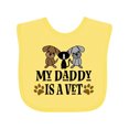 thumbnail image 1 of Inktastic Veterinarian Daddy is a Vet Boys or Girls Baby Bib, 1 of 4