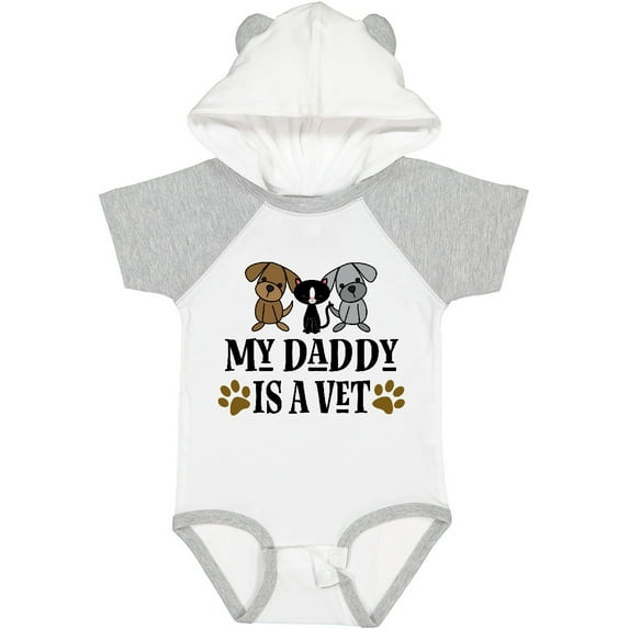 Inktastic Veterinarian Daddy is a Vet Boys or Girls Baby Bodysuit