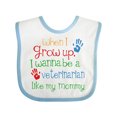 thumbnail image 1 of Inktastic Veterinarian Like Mommy Boys or Girls Baby Bib, 1 of 4