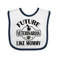 thumbnail image 1 of Inktastic Veterinarian Like Mommy Boys or Girls Baby Bib, 1 of 4