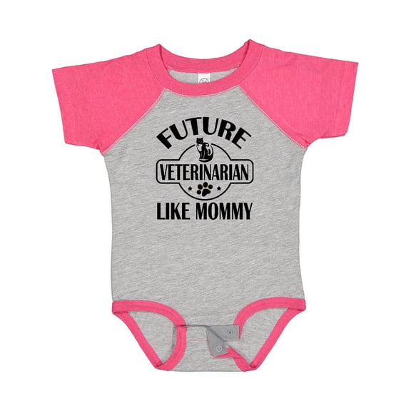 Inktastic Veterinarian Like Mommy Boys or Girls Baby Bodysuit