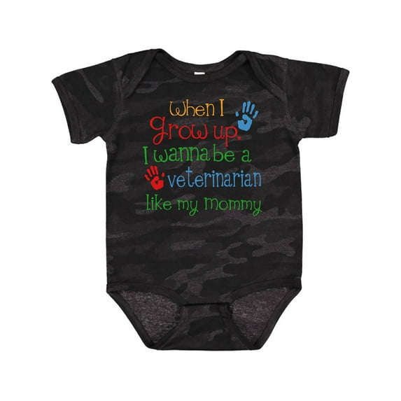 Inktastic Veterinarian Like Mommy Boys or Girls Baby Bodysuit