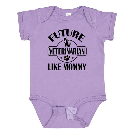Inktastic Veterinarian Like Mommy Boys or Girls Baby Bodysuit