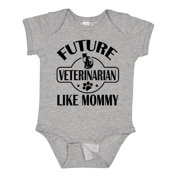 Inktastic Veterinarian Like Mommy Boys or Girls Baby Bodysuit
