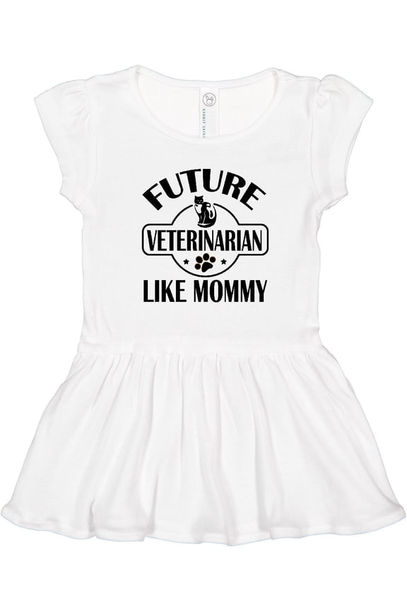 Veterinarian Like Mommy Girls Toddler Dress